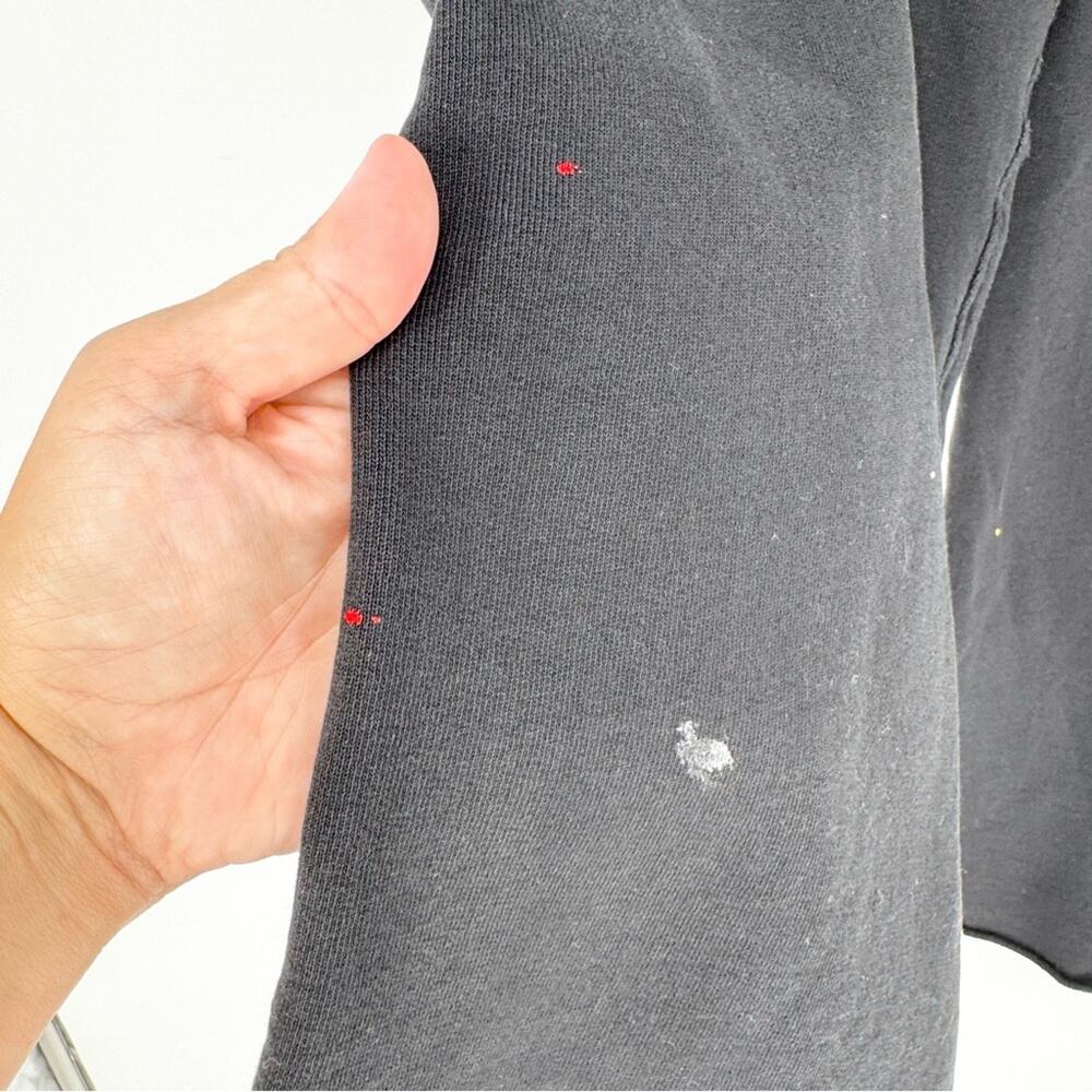 Frank & Eileen *Flawed* Catherine 24" Favorite Sweatpants Black Size M - Stained - Picture 6 of 15